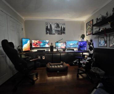 Better photo of his/hers and question on wall decor