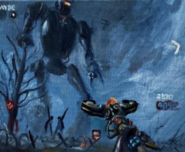 I made an oil painting of Bo2 Origins