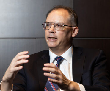 Tim Sweeney, chief executive officer of Epic Games Inc., speaks during an interview