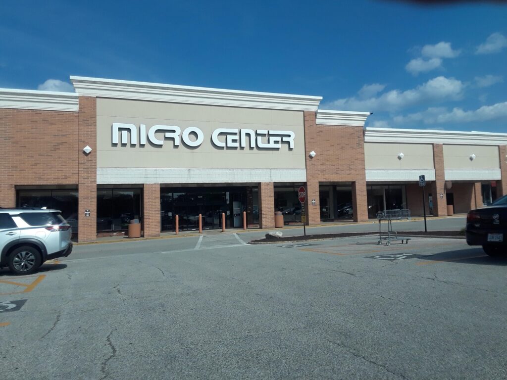 For the five people always upvoting my posts, yall want anything from the Microcenter?