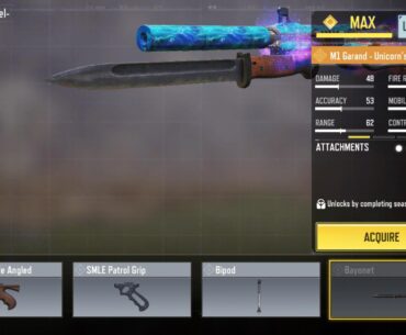 When are we getting the bayonet?