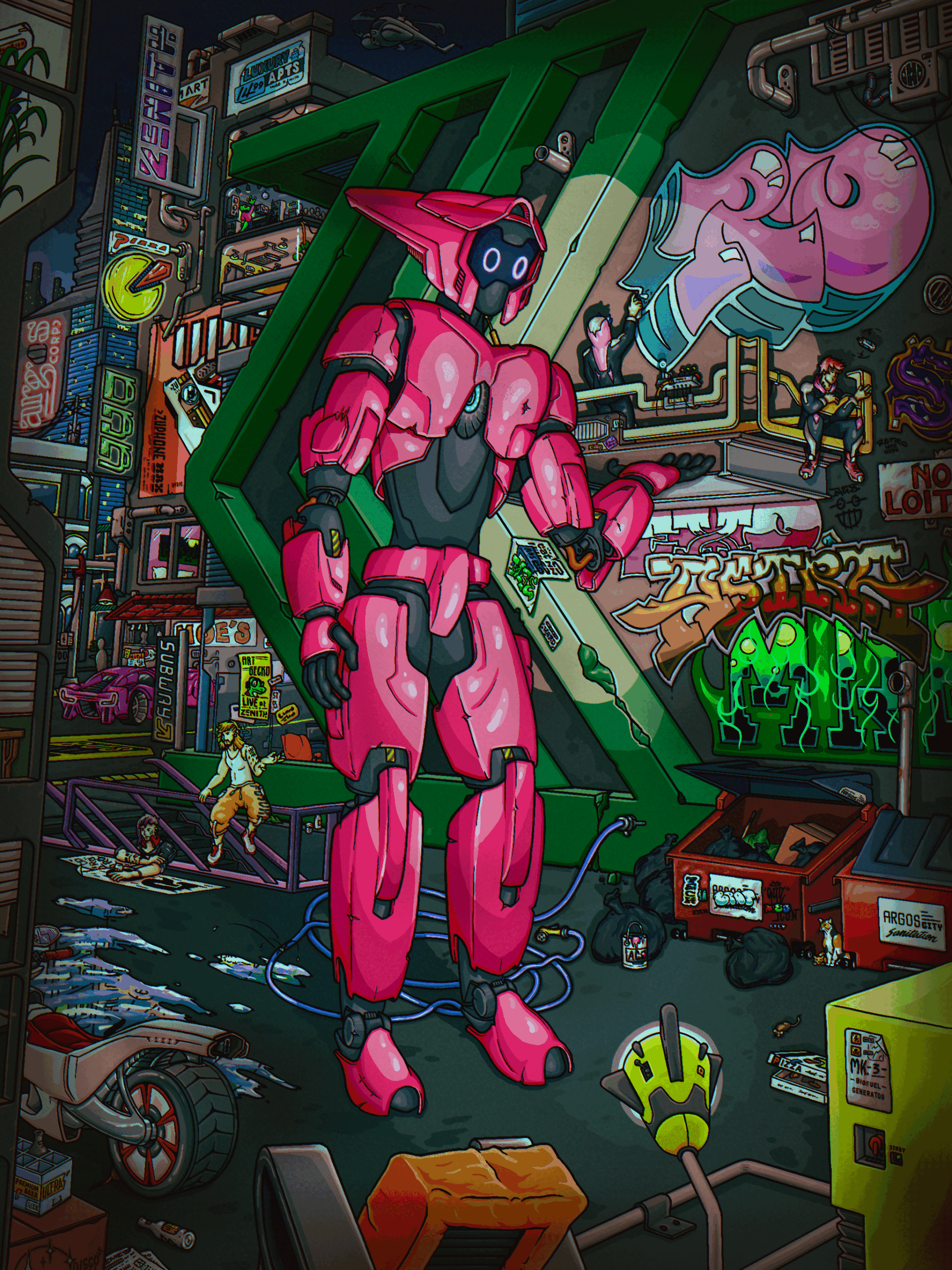 RO.BORT, digital illustration by me RO.BORT, digital illustration by me