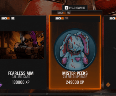 PSA: Mister Peeks field upgrade unlockable