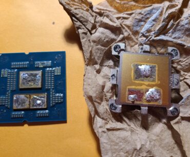 Newbie question - Is it liquid metal between CPU and IHS? Want to re-lid CPU