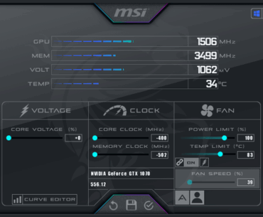 GTX 1070 not boosting correctly. The only way to see anywhere near 1000mV is to drop core clock to -400. Any overclock like for example, randomly selected +160 puts the voltage low like 743mV. PerfCap reason idle. Under gaming and stress test. Tried DDU+ new  drivers. Games run bad.