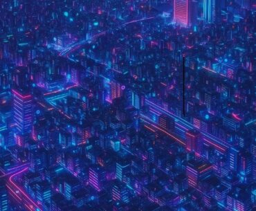 Infinity city poster from the new film Maggie Terra (year TBA)