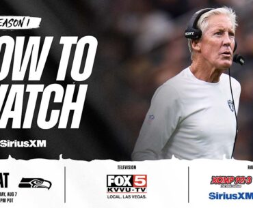How to watch Las Vegas Raiders at Seattle Seahawks on August 7, 2025