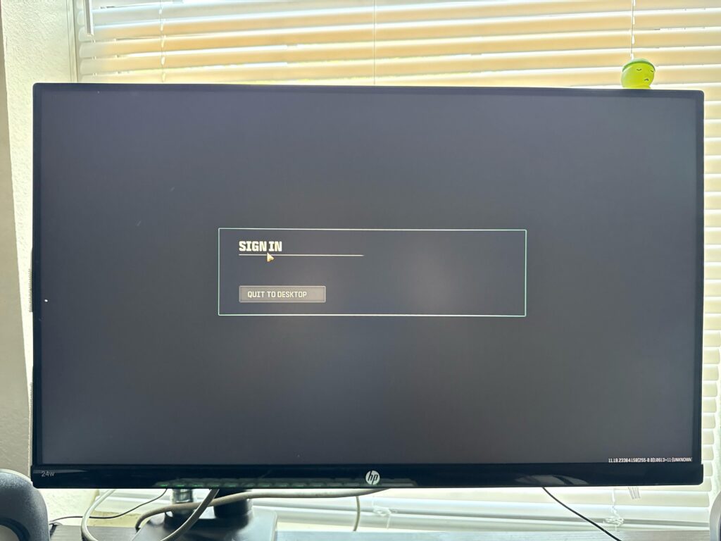 Cod BO6 Stuck