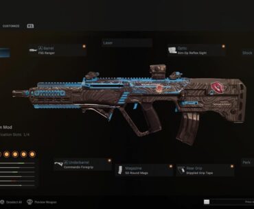 An OP Reticent (RAM-7) attachment layout