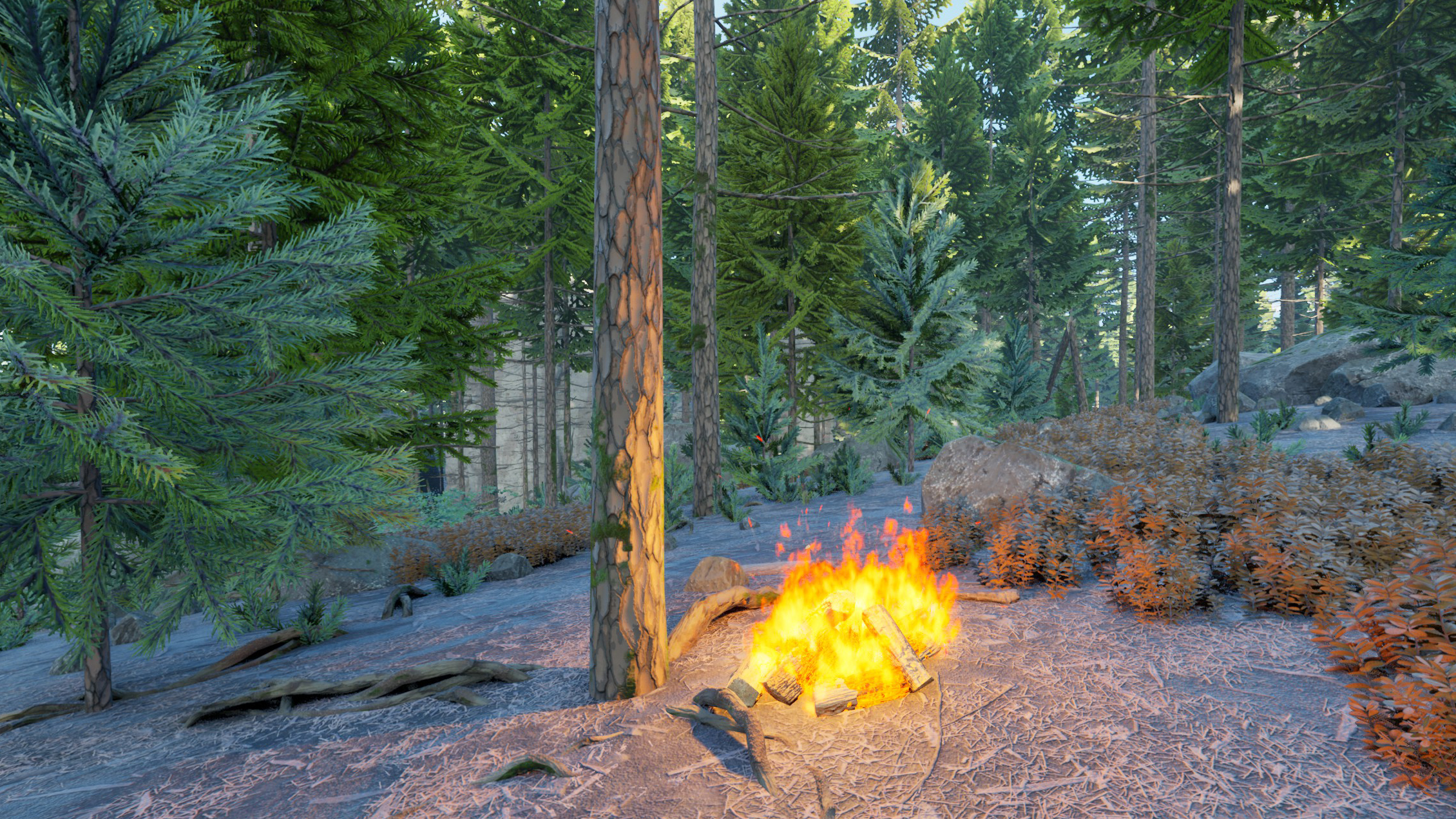 PlayerUnknown’s new survival game makes building a simple campfire feel like a real accomplishment, and that’s something a lot of survival games are lacking A campfire in the woods