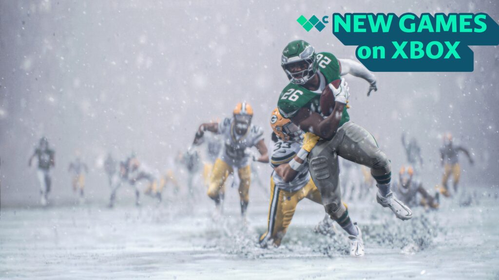 New Xbox Games Launching This Week, August 11 – August 17 Madden NFL 26 football game with text reading "New games on Xbox"