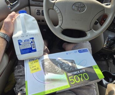 Did i finally do it? I just went to get milk...