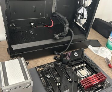Gentlemen: I swapped out my motherboard and CPU and everything started up like it was supposed to!