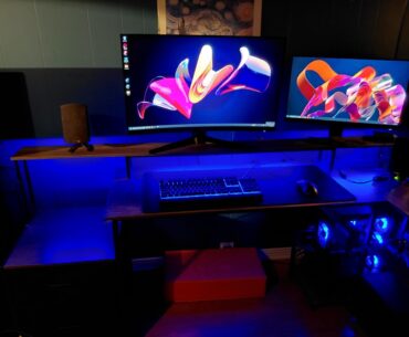 Third pc built, but first I made into "My Zone", I really like the calming effects of blue.