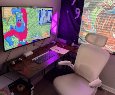 I like it clean, little limited on space for this set up