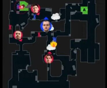 minimap of NAVI fumbling that 1v3 against broky