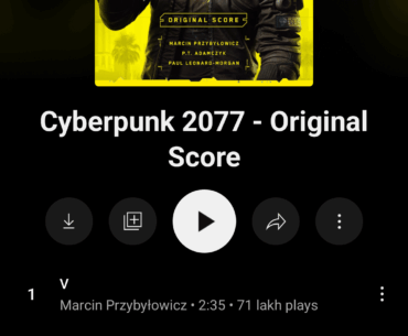 Guys tell me your favourite track in cyberpunk.