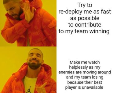 Activision whenever there is a slight ping issue and I die