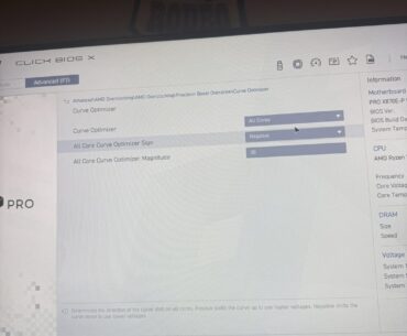 Pbo auto vs motherboard