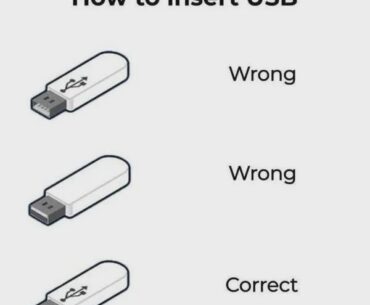 How to insert USB