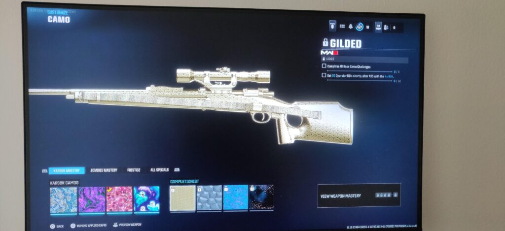 Kar98K camo glitch.