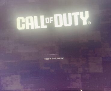 cod failed to fetch inventory