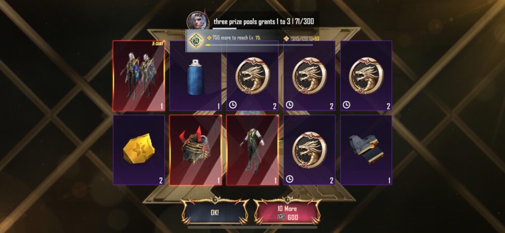 Was it just me, or was the new PUBG X-Suit easier to get this time?