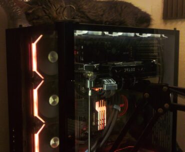 2080 turning my room into an oven so i mad an exhaust.
