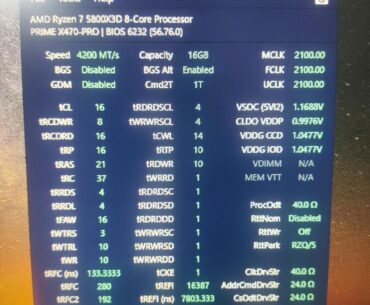 5800x3d 50ns aida64 latency