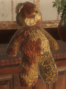 We replaced him with a bunny, he didn't like that.
