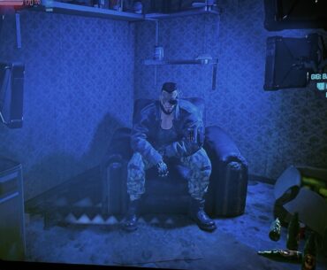 Holding the line with my battle choom. If I don’t leave, neither does he.