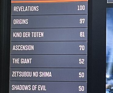 Bo3 Zombies Combat Record