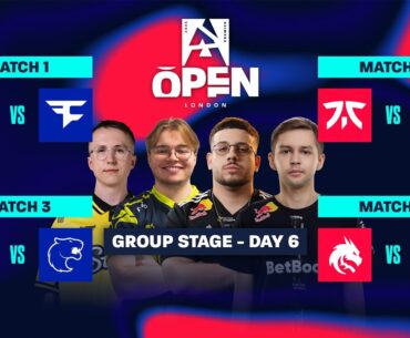 BLAST Premier Open London, Day 6 - Vitality vs FaZe, Fnatic vs M80, MOUZ vs FURIA, Spirit vs G2