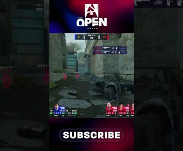 Unreal wallbang! CYPHER takes down 2 at once #cs #counterstrike #BLAST #Open #London