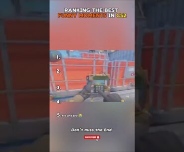 Top 5 best funny Moments in CS2 😂 #cs2 #csgo #funnyclips #cs2memes #gaming