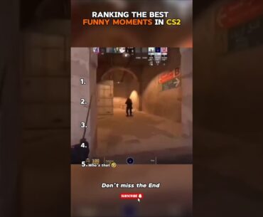 Top 5 best funny Moments in CS2 😂 #cs2 #gaming #funnyclips #cs2memes #csgo