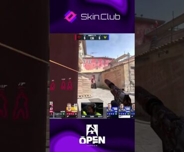 ZywOo finishes pistol round with INSANE triple! #cs #counterstrike #BLAST #Open #London