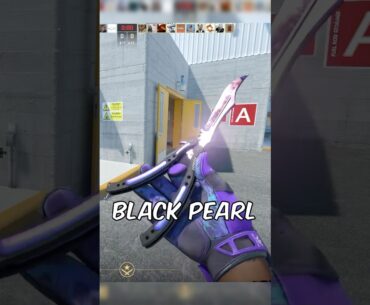 RARE Butterfly Knife Black Pearl Unboxing!😱