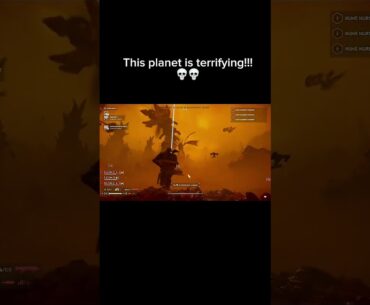 HELLDIVERS 2- This planet is terrifying. #helldivers2 #gaming