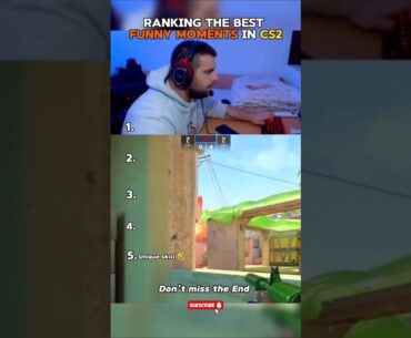 Top 5 best funny Moments in CS2 😂 #cs2 #gaming #funnyclips #cs2memes #csgo