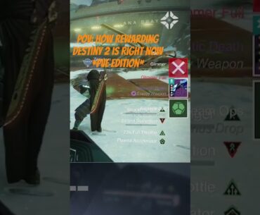 How Rewarding Destiny 2 is PVE Edition