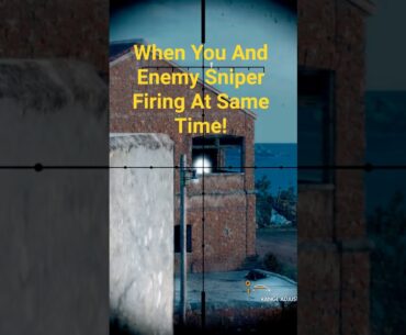 When You and Enemy Sniper Firing at Same Time!  #sniper #gaming #sniperelite4