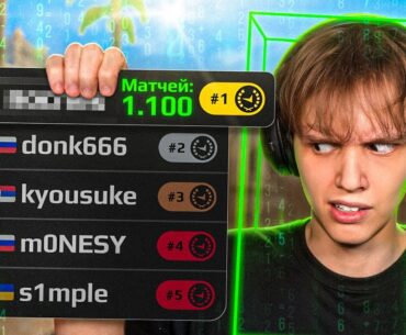 ТОП-1 FACEIT за 1100 Матчей - ЧИТЕР? (CS2)