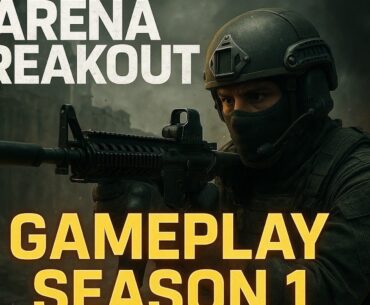 Arena Breakout Season 1 Gameplay (2025) | Realistic FPS Mobile Game | Ultra Graphics 4K