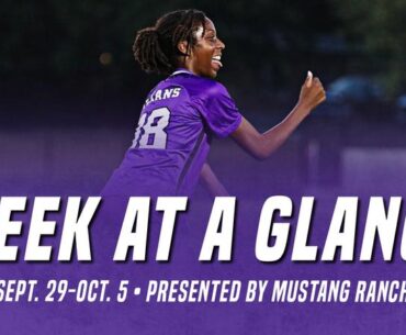 WEEK AT A GLANCE: Home games back at Tarleton State with Thursday Purple Out at Volleyball and Soccer, plus Football Legends Game Saturday
