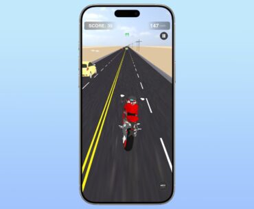 There's a Motorcycle Racing iOS Game You Control With AirPods