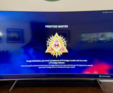 When I had my first kid 5 years ago, I put my Xbox away. I pulled it back out, and now I’ve finally reached prestige master in BO4.