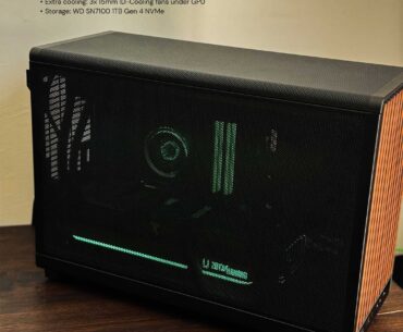 Lian Li A3 Infinity build (B850M + 7800X3D + 5070 Ti build)