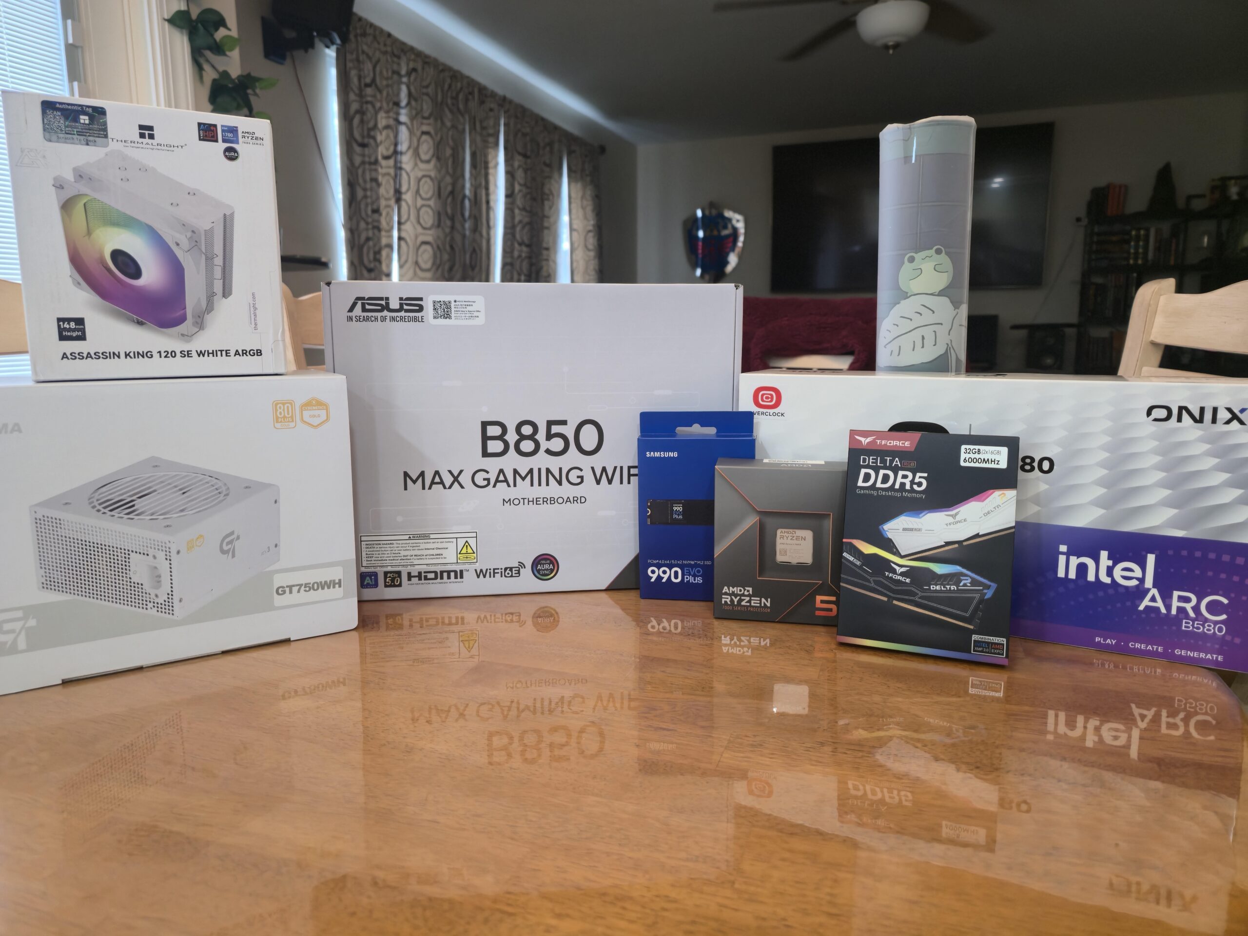 For Christmas we are going to build (with her) my daughter her first pc. All white. How did we do?