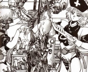 On the Cyberpunk future, nobody wears pants (Ghost in the Shell manga)